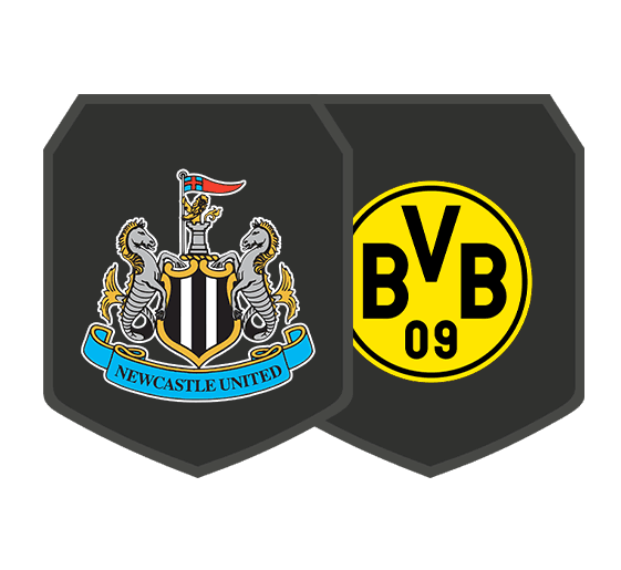 Desafios de Montagem de Elenco Newcastle v Borussia Dortmund logo