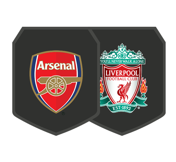 Byg en trup-udfordringer Arsenal v Liverpool logo