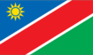Nation Namibya flag